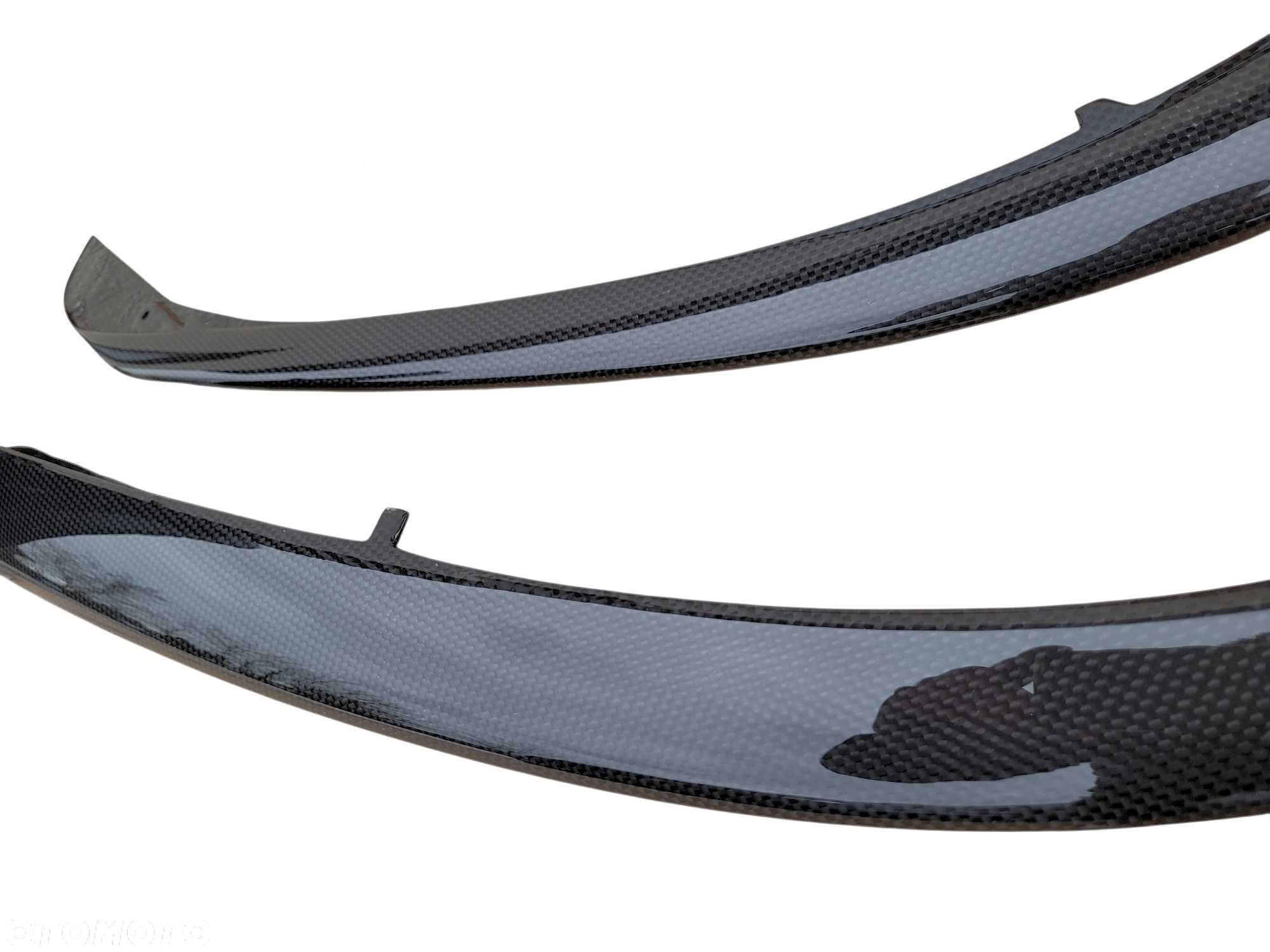 Ferrari 296 - 2x dokładka spoiler dolny splitter zderzak przód CARBON - 6