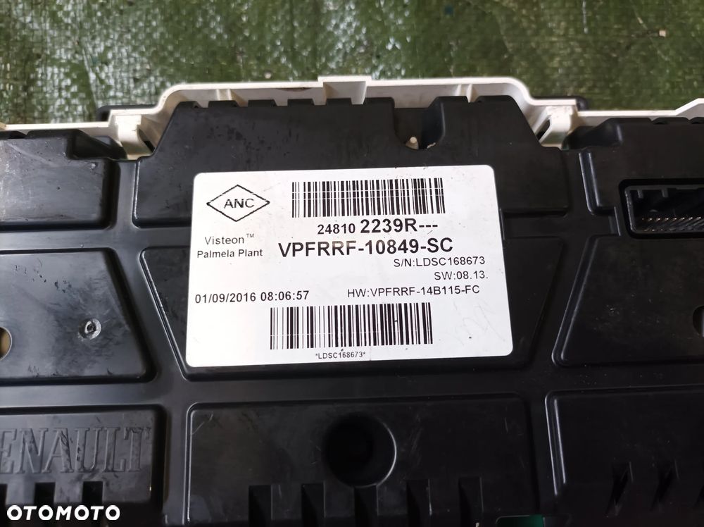 Renault Trafic III 1,6 DCI zegar licznik 248102239R - 3