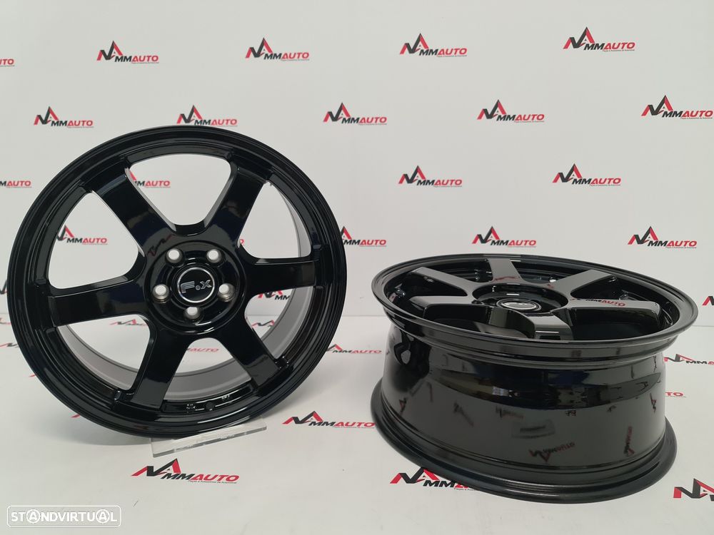Jantes Fox PF1 Preto Brilho 17 (5x100) - 3