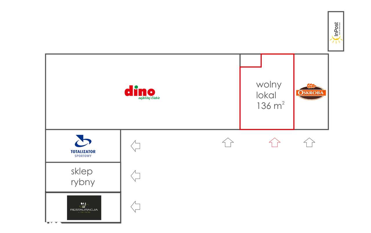 Lokal w Parku handlowym obok Dino - Pełny obrazek: 2/5