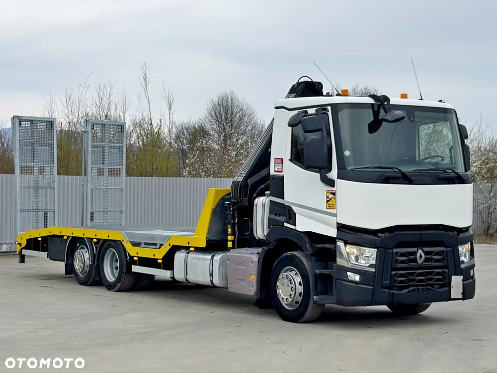 Renault T 380 * LAWETA 7,50 m * HIAB 111 B - 2 HIDUO + PILOT* STAN BDB - 5
