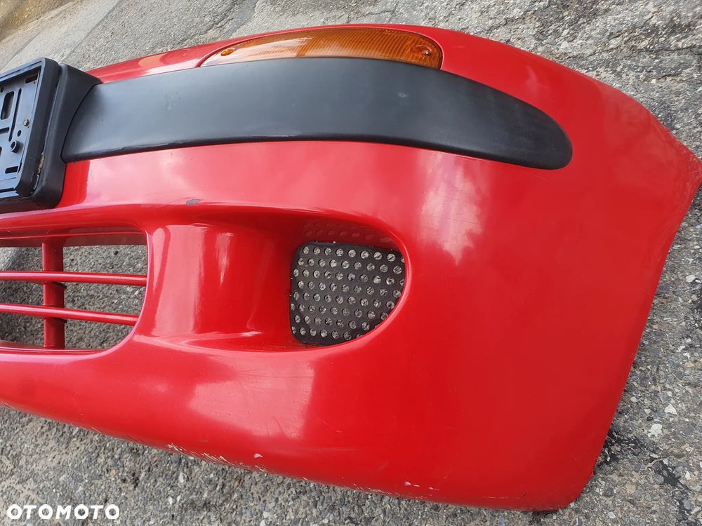 DAEWOO MATIZ ZDERZAK PRZÓD PRZEDNI CZERWONY KOMPLETNY - 8