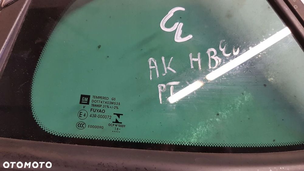 listwa szyba prawy tył Opel Astra K HB - 9