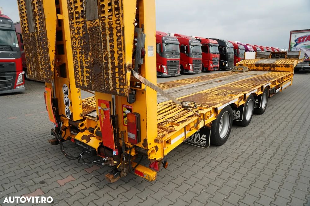 Castera REMORCA AUTO AMC CASTERA / ÎNCĂRCĂTOR JOS / 13,1 M / GAMĂ HIDRAULICĂ / AXĂ DE DIRECȚIE / TROLIU - 15