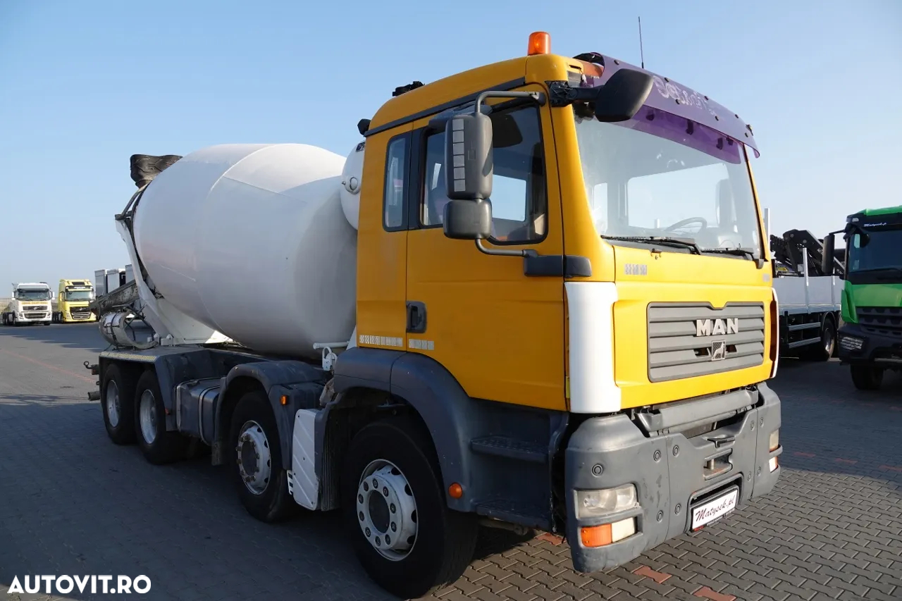 MAN TGA 35. 360 / 8x4 / LIEBHERR 9mc / BETONIERE / PEAR / MANUAL / BETONIERE / - 8