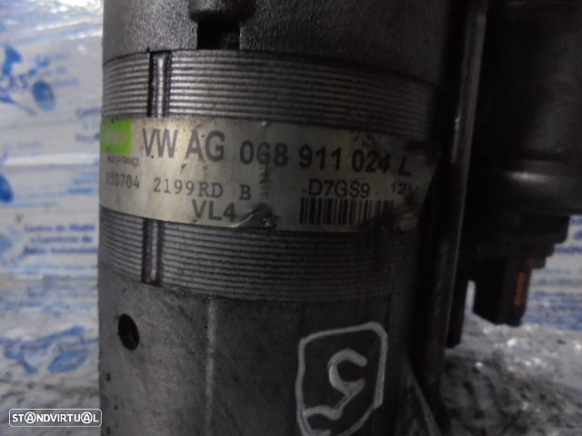 Motor De Arranque 068911024L AUDI A4 2004 TDI AUDI A4  8E FASE 1 2005 1.9TDI 130CV 4P PRETO - 5