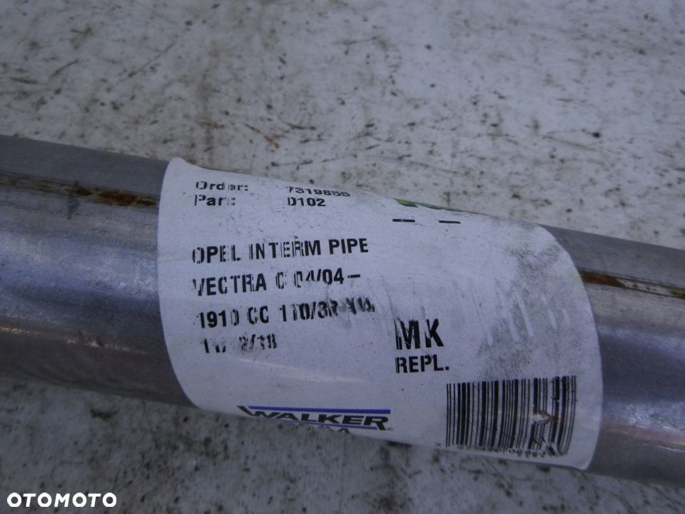 VECTRA C CROMA SAAB 93 1,9 JTD TŁUMIK RURA WALKER - 3