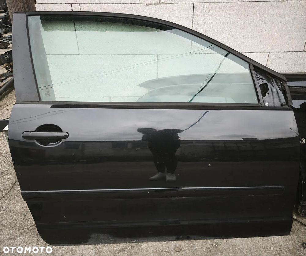 VW POLO IV 9N 08r 3D DRZWI PRAWY PRZÓD PRZEDNIE GOŁE LC9Z - 1