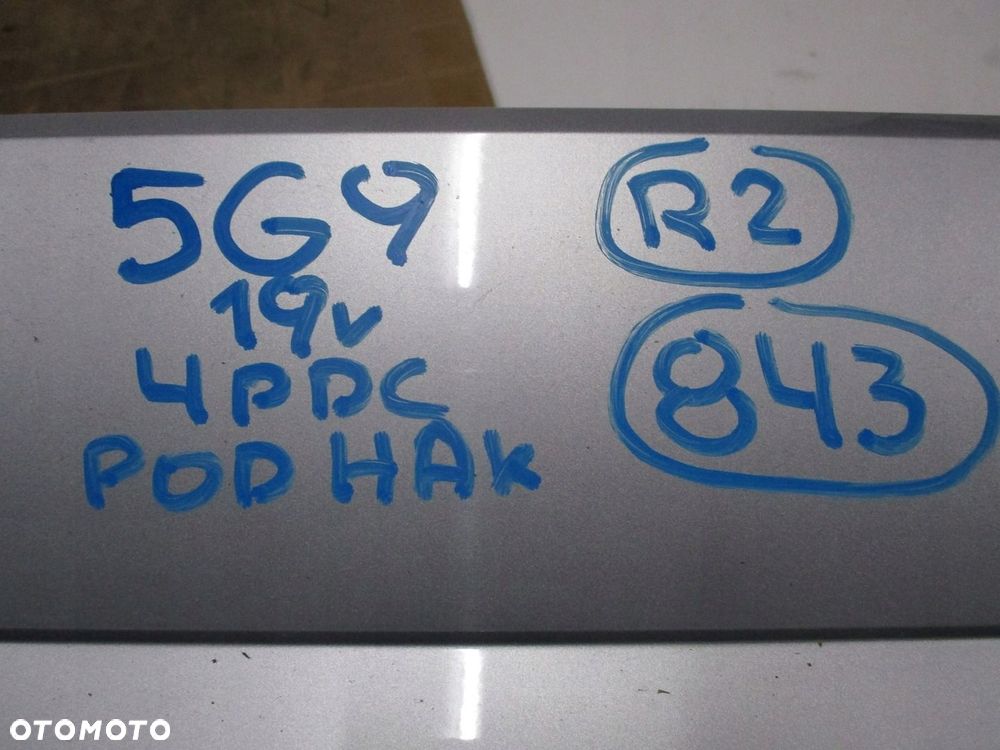 ZDERZAK VW GOLF VII 5G9 19R 4 PDC POD HAK TYŁ - 9