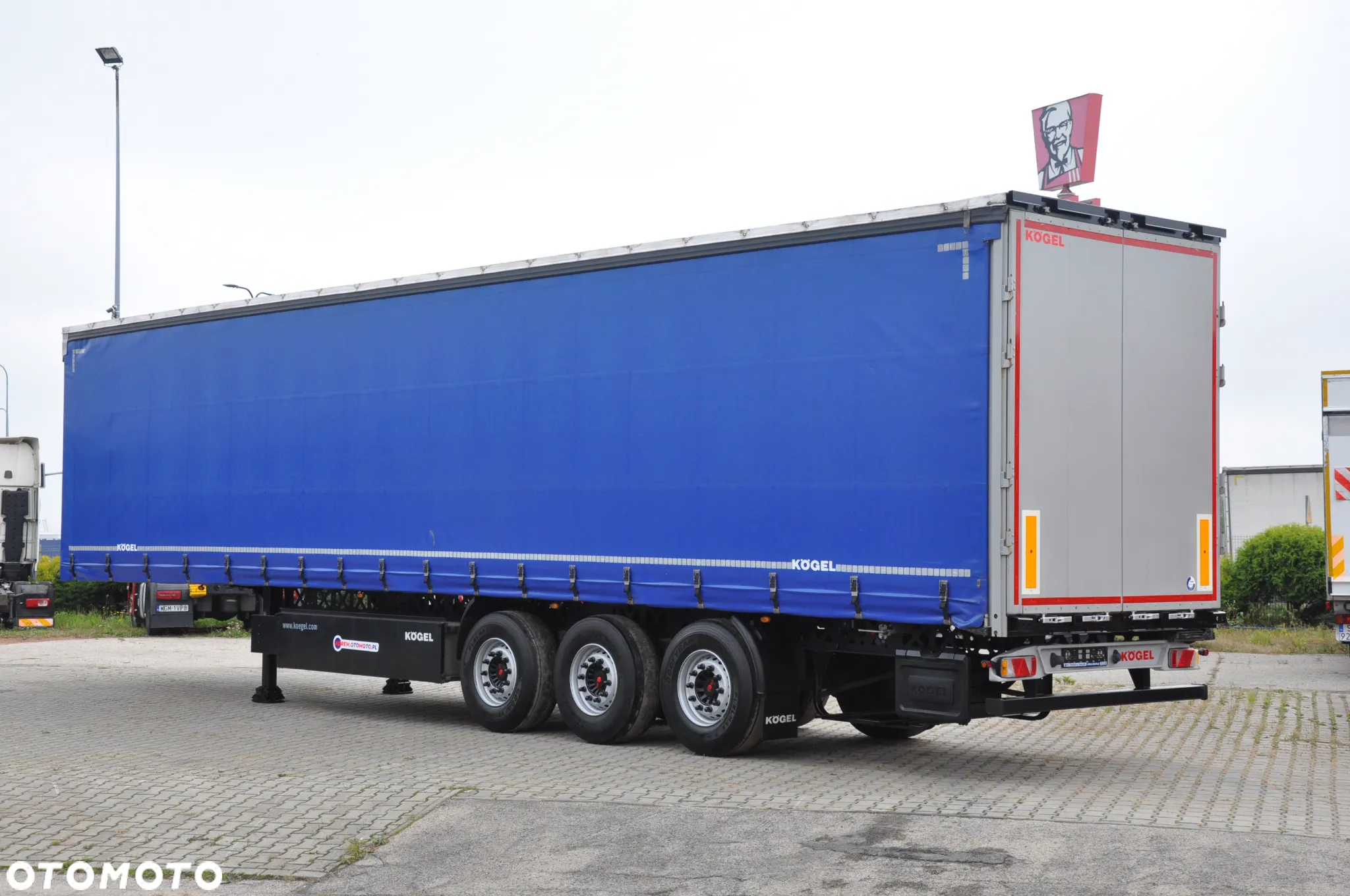 Kögel STANDARD LIGHT 5 720 kg SAF PODNOSZONA OŚ PODNOSZONY DACH KOSZ NA EP - 5
