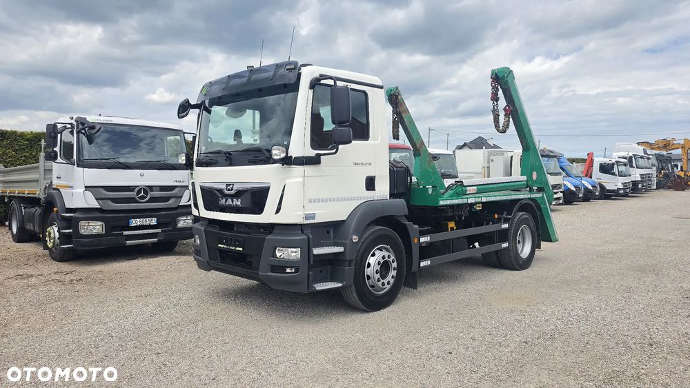 MAN TGM 18,250 Bramowiec 12T, Resor ,Manual , - 18