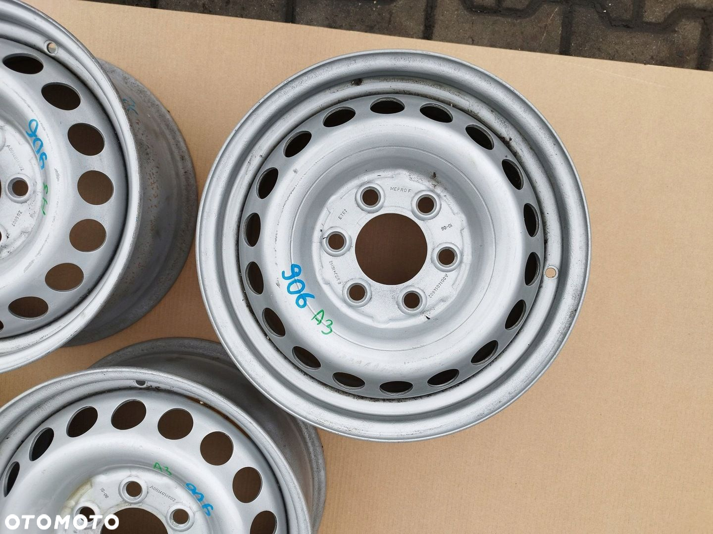 FELGA FELGI STALOWE SPRINTER 906 CRAFTER 6.5J X 16 H2 - 2