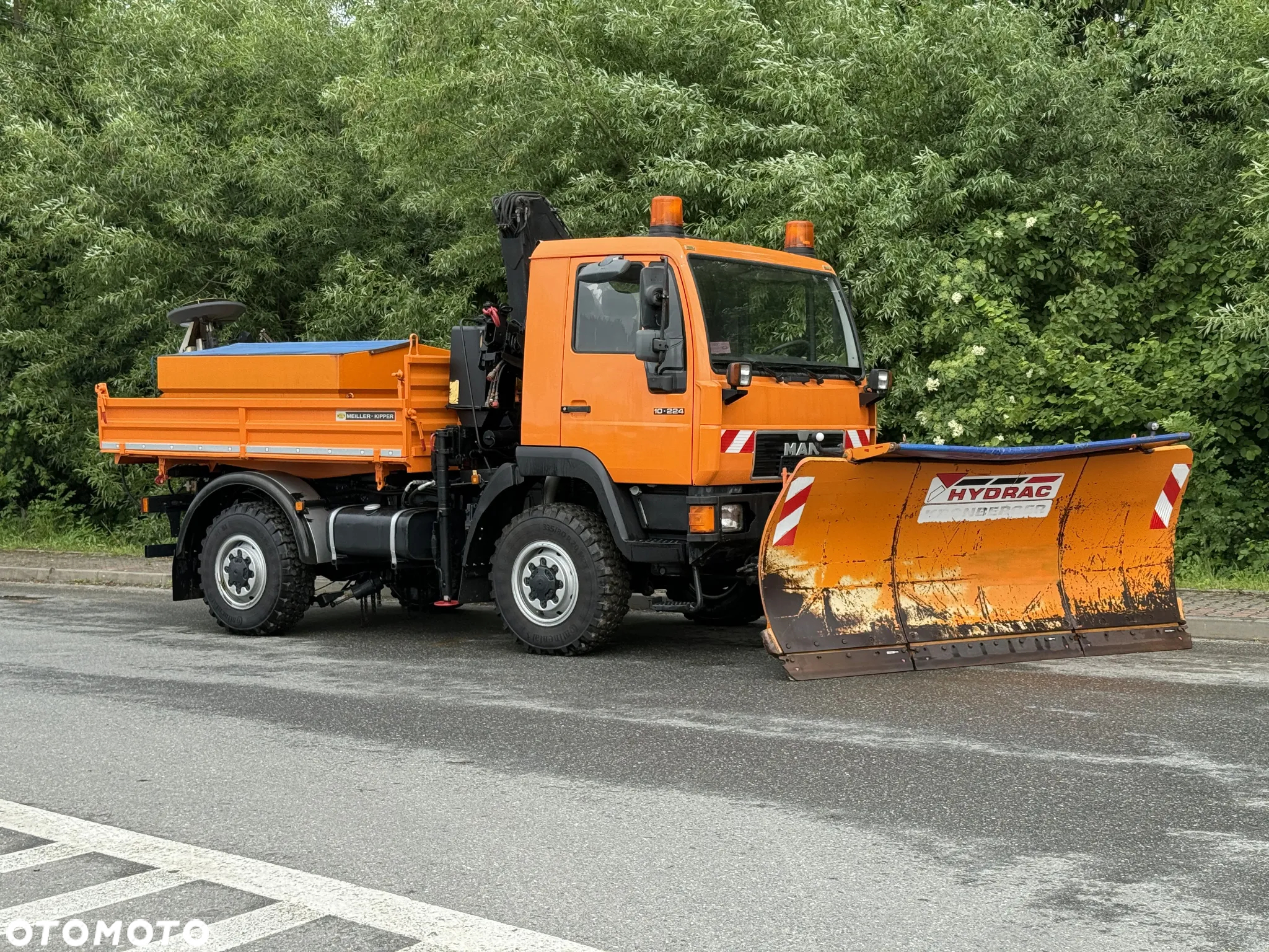 MAN * MAN LE 10.220 *Kiper Wywrotka * 4x4 * Pług Piaskarka * Zimowe Utrzymanie * Sprowadzony * HDS MKG * - 17