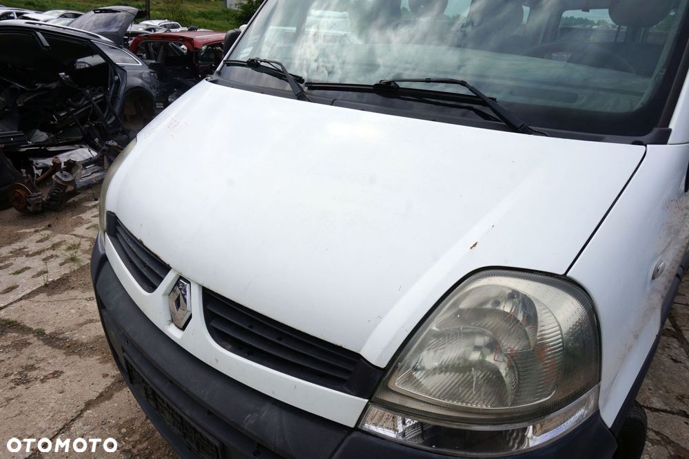 MASKA ZDERZAK BŁOTNIKI LAMPY MASTER II LIFT O389  RENAULT 2003-2010 BIAŁY PRZÓD KOMPLETNY - 3