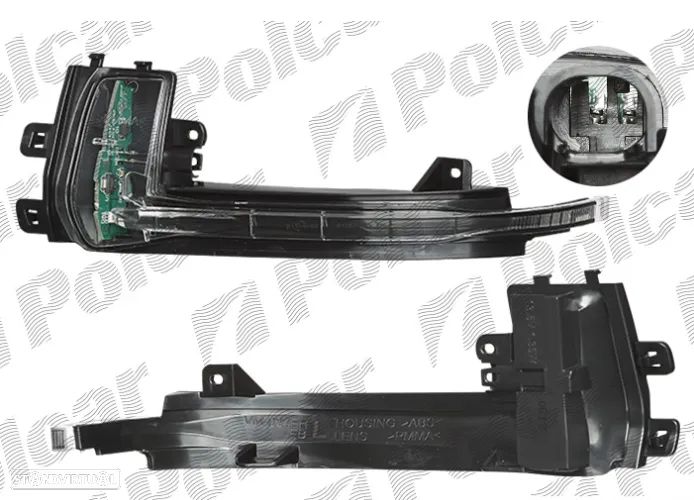 Dobradiças da porta esquerda Mitsubishi L200 K74 - 1