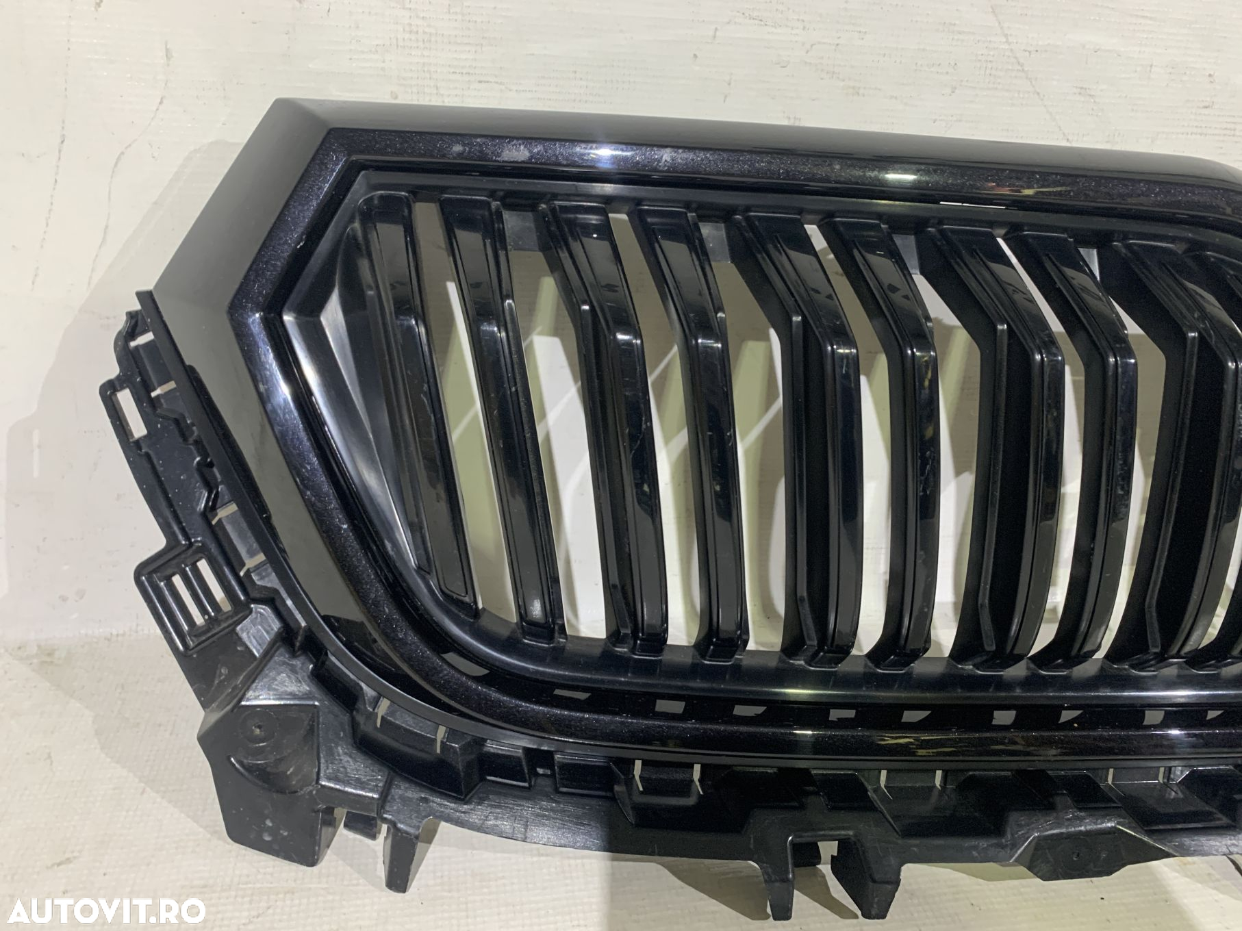 Grila radiator Skoda Kodiaq facelift, 2021, 2022, 2023, 2024, cod origine OE 565853653J. - 2