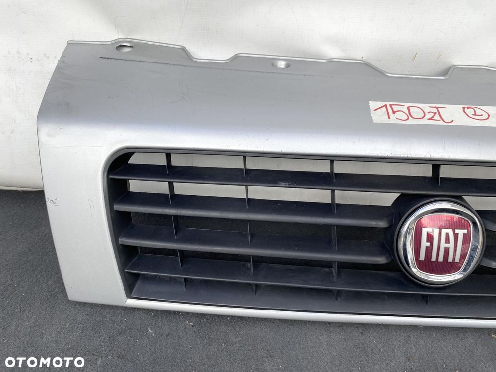 FIAT DUCATO 06- ATRAPA GRILL MASKOWNICA CHŁODNIC SREBRNA NOWY EMBLEMAT - 4