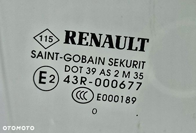 szyba przód prawy prawa renault laguna iii 10r coupe - 3