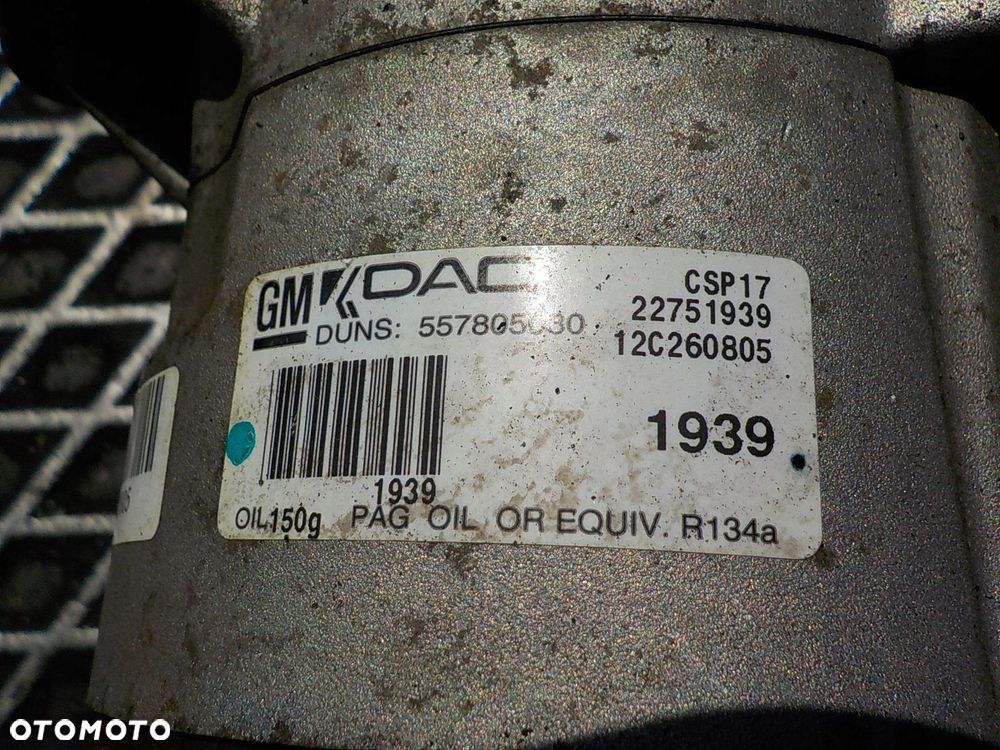 OPEL INSIGNIA 1.8 TB SPRĘŻARKA POMPA KLIMATYZACJI 55780530 22751939 - 2
