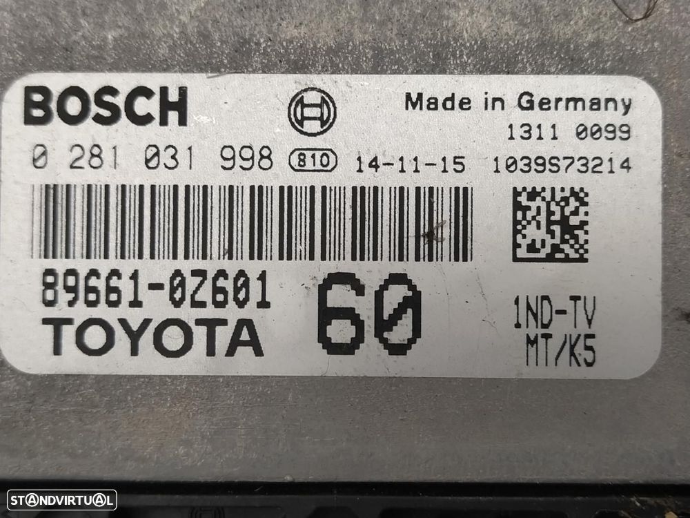 CENTRALINA DO MOTOR UCE TOYOTA AURIS - 3