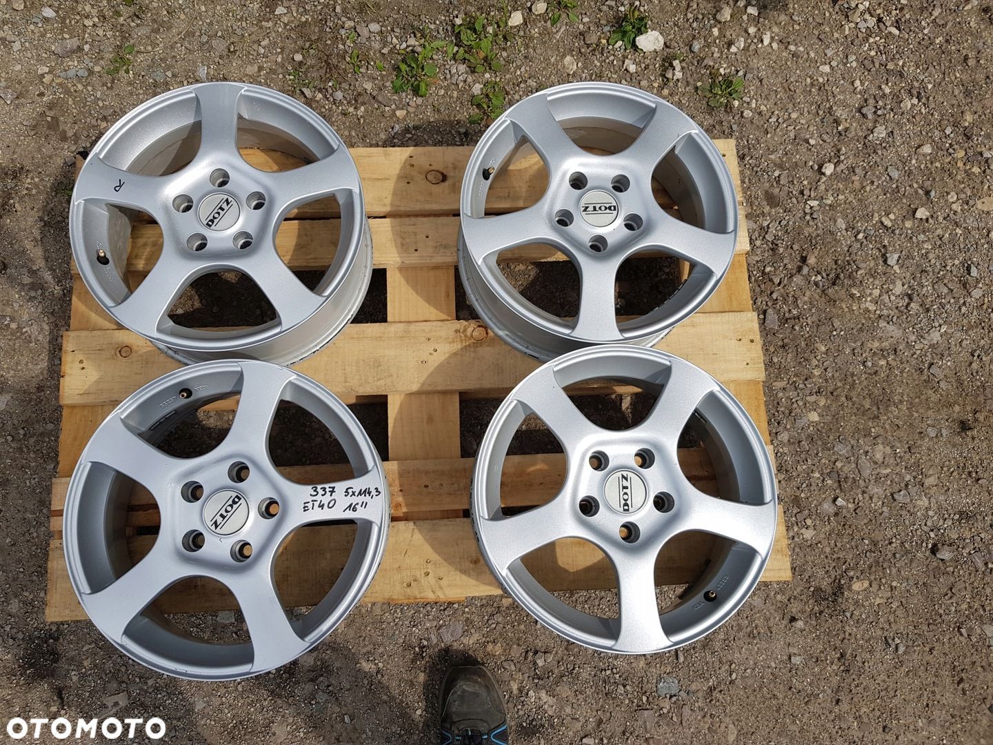 ALUFELGI DOTZ TOYOTA NISSAN MAZDA KIA 6.5 x 16 5X114,3 ET40 - 1