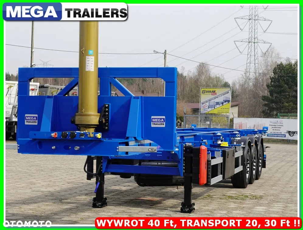 Mega 65 m³ wywrotka na kontener 40 Ft / do 44,0 T DMC zestawu !!! - 4