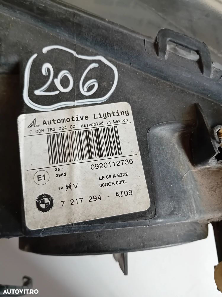 Faruri Far Stanga Dreapta Bmw X3 F25 Bi-Xenon Bi Xenon Complete Volan Stanga 7217294 7217293 - 7