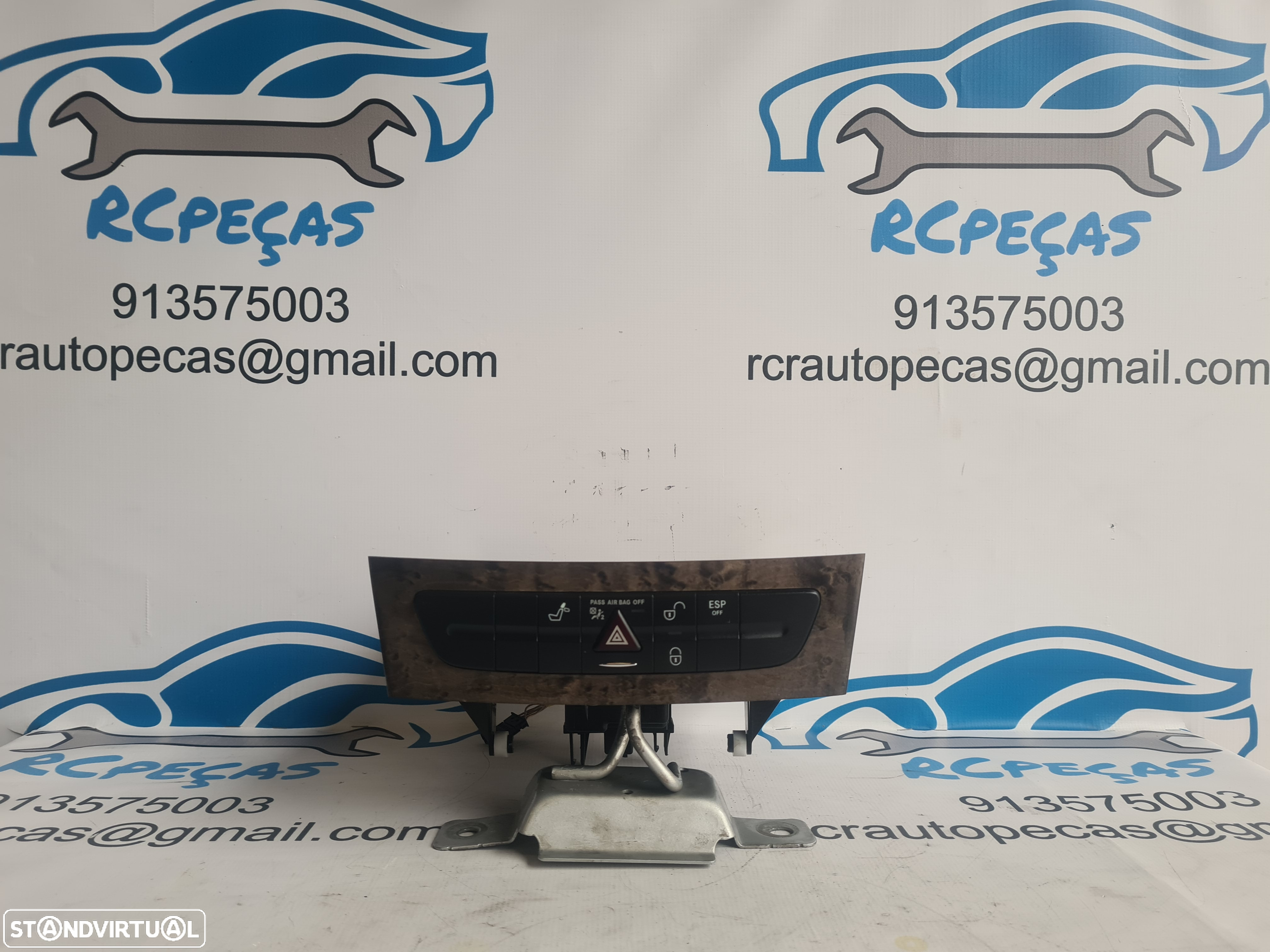 CONSOLA CENTRAL INTERRUPTORES QUATRO 4 PISCAS EMERGENCIA COMANDOS PAINEL CONTROLO ESP A2116800552 MERCEDES BENZ CLASS E W211 E220 CDI 150CV OM646961 646961 - 7