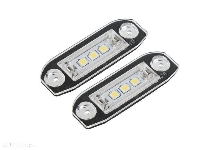 Set lampa numar Volvo C70 M, 2006-2010; S40/V50, 10.2003-2012; S60/V60 Y20, 2010-2017; S80 TS/XT, 2003-2013; V70 BW, 2007-; XC60, 2008-05.2013; XC70 BW, 03.2007-; XC90, 2006-, Stanga=Dreapta, LED; tuning; - 1