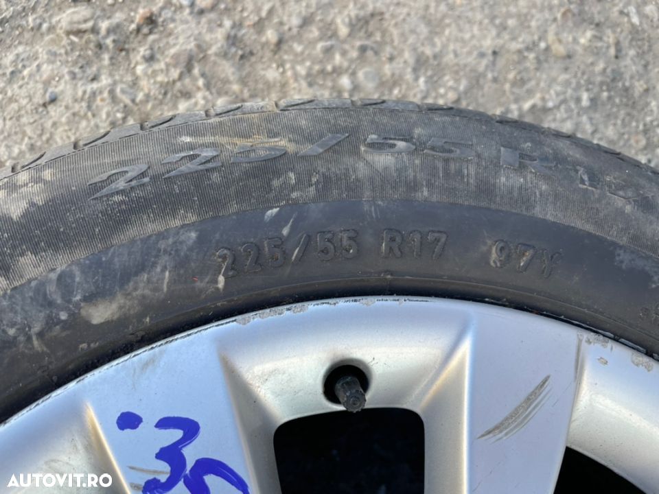 Jante aliaj AUDI A6 C7 4G cu cauciucuri vara 225/55R17 - 6