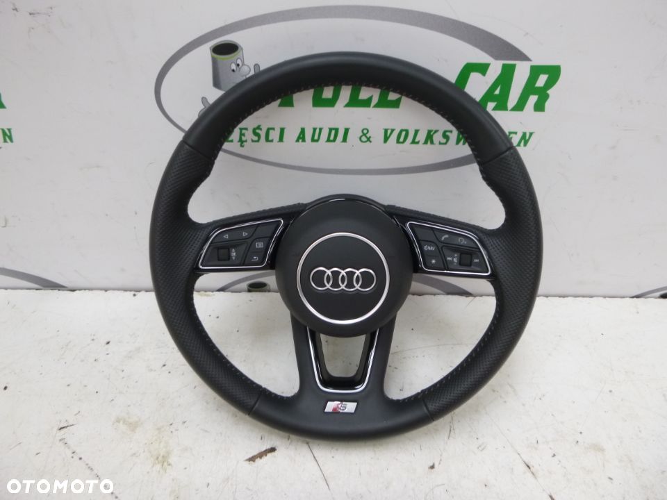 AUDI A4 Q2 81A 2019 KIEROWNICA S-LINE SKÓRA ŁOPATKI 8W0419689 - 2