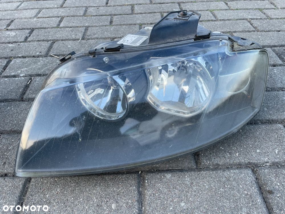 AUDI A3 8P duży grill maska lampa reflektor lewy prawy przód pas przedni LZ5C nadkole - 9