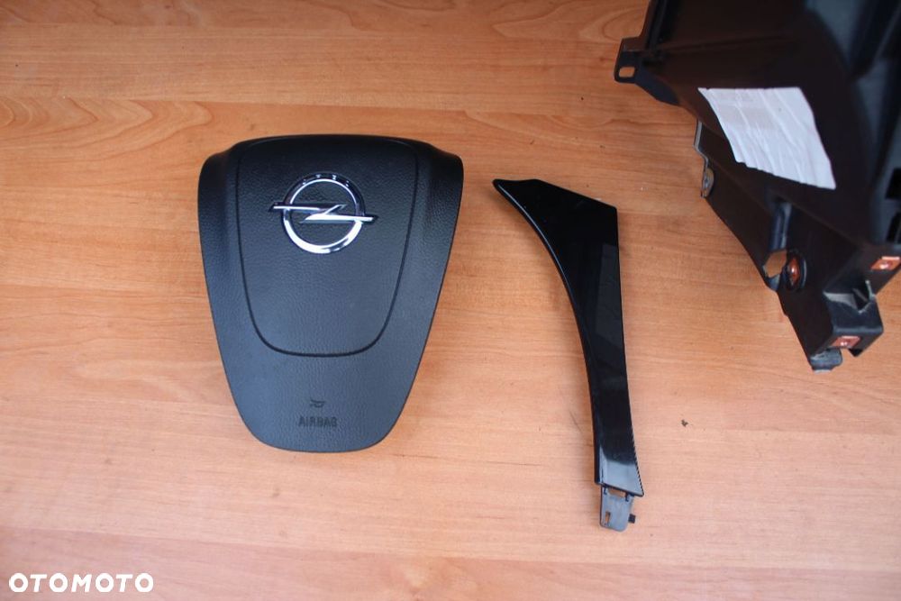 DESKA KONSOLA PODUSZKI NAPINACZA OPEL INSIGNIA A  EUROPA PRZEBIEG 80 TYS km ORYGINAL!!!! - 4