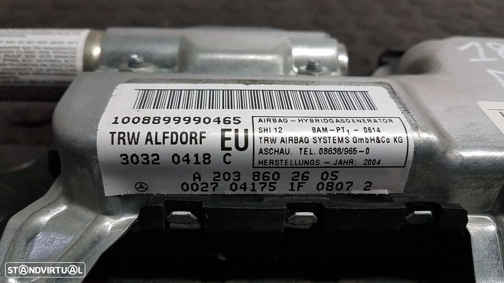 AIRBAG PORTA DIANTEIRA DIREITA MERCEDES CLASE C (W203) BERLINA 200 CDI (LA) (203... - 6