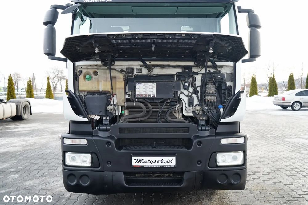 Iveco STRALIS 360 / 6X2 /  LAWETA / PLATFORMA 9,3 M / NAJAZDY HYDRAULICZNE / WYCIĄGARKA / OŚ PODONOSZONA  / EURO 6 - 36