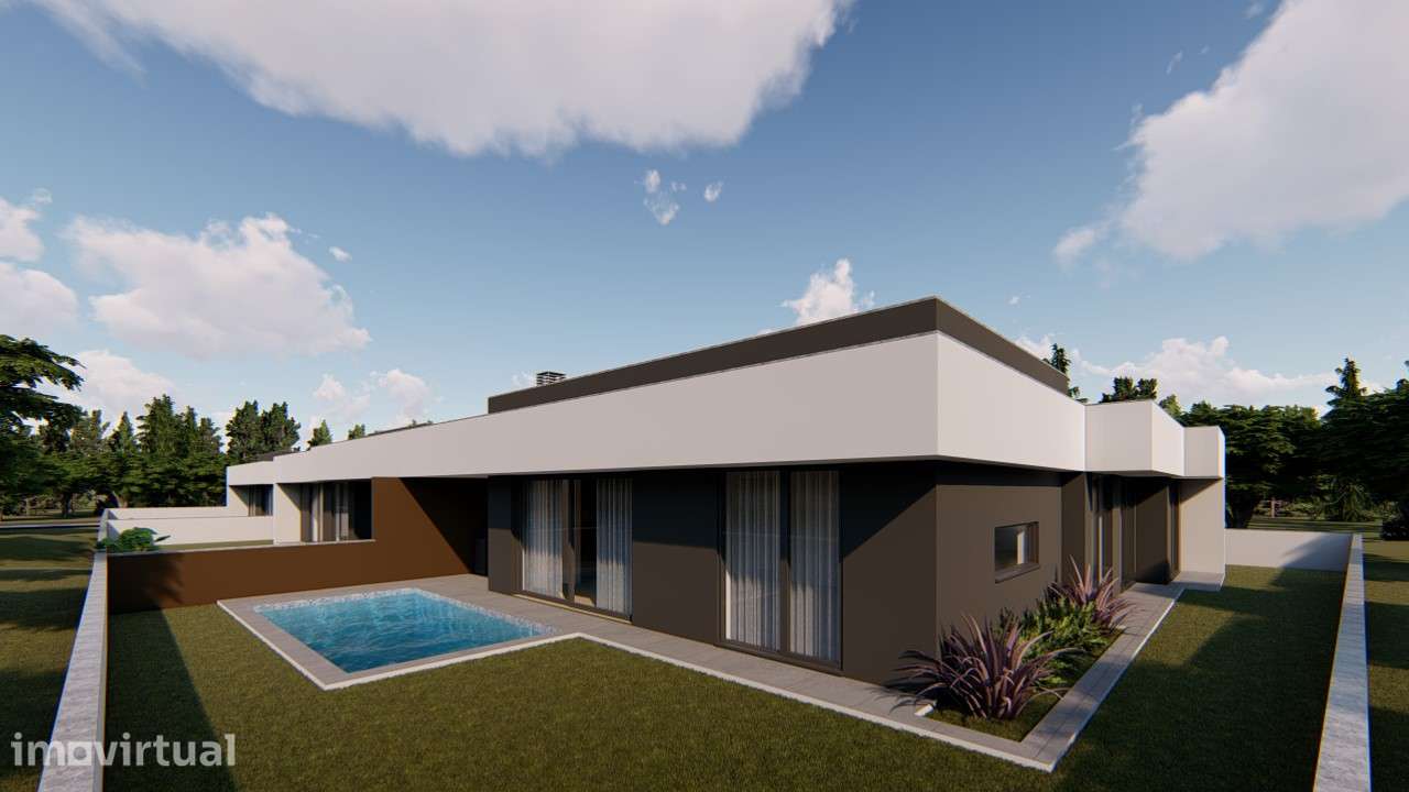 Moradia Térrea Geminada T3 com Piscina, Jardim e Suíte com Closet em C - Grande imagem: 3/6