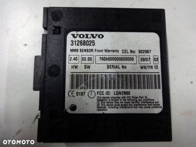 VOLVO C70 II 06r- MODUŁ ALARMU 31268025 - 1