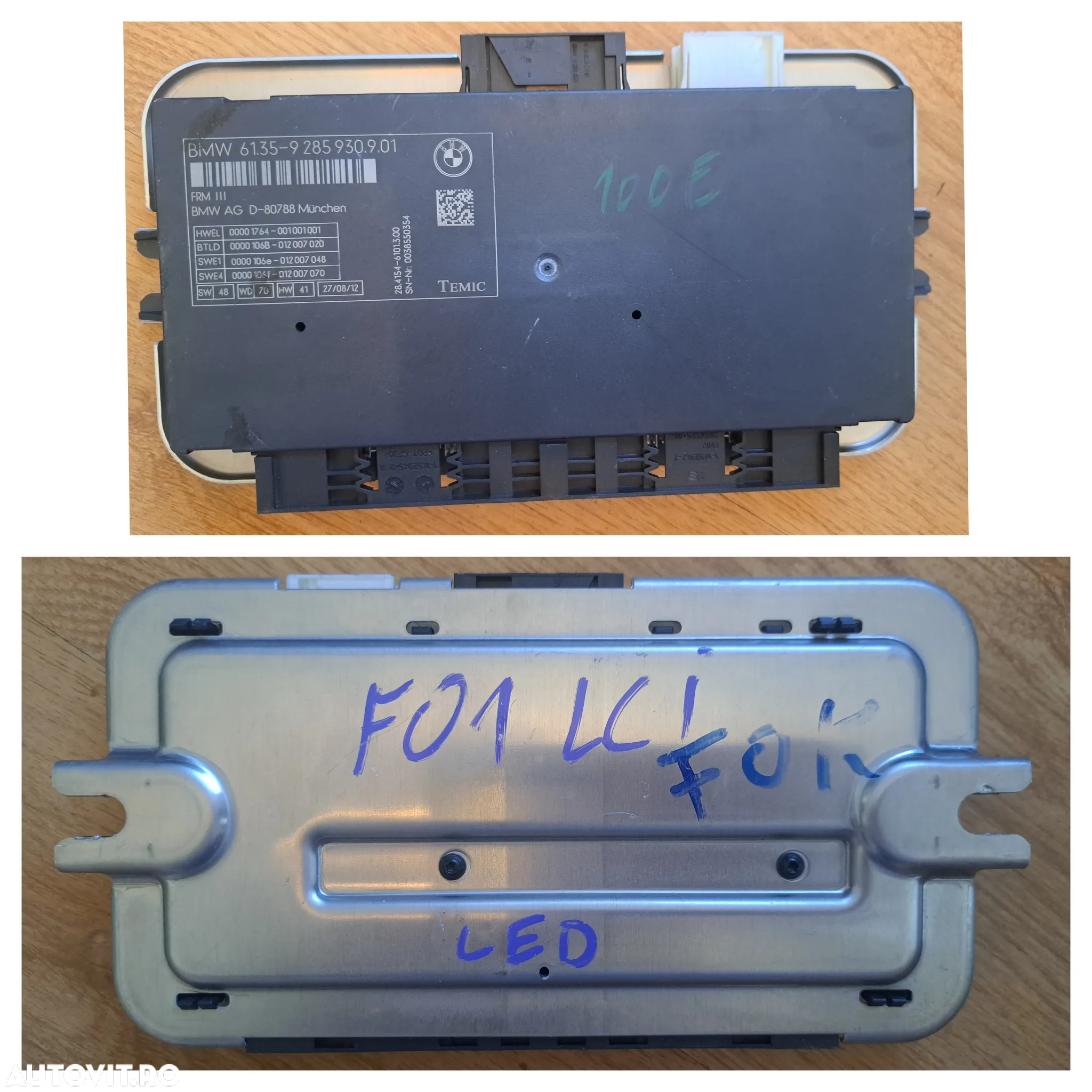 modul pompa combustibil EK-M3 Helbako ECU modul USU modul led far bmw F10 F11 calculator frana de mana SG EMF calculator motor bmw x1 facelift modul de control al zonei picioarelor FRM III - 7