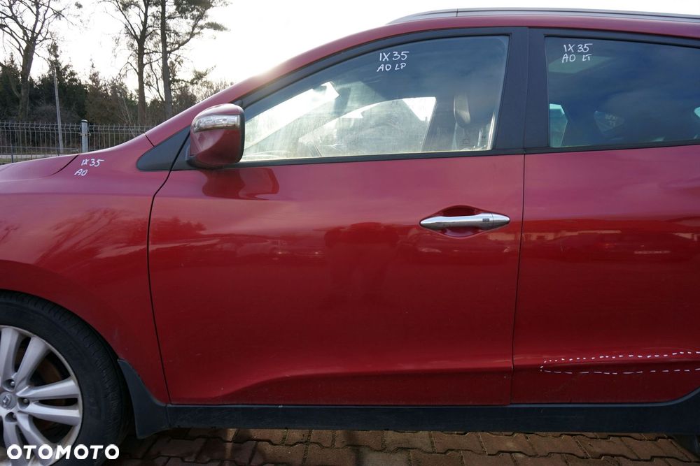 DRZWI PRZEDNIE LEWE IX35 I  AA1 A0 76003-2Y000 CZERWONY (INFRA RED) HYUNDAI 2009-2015 - 1