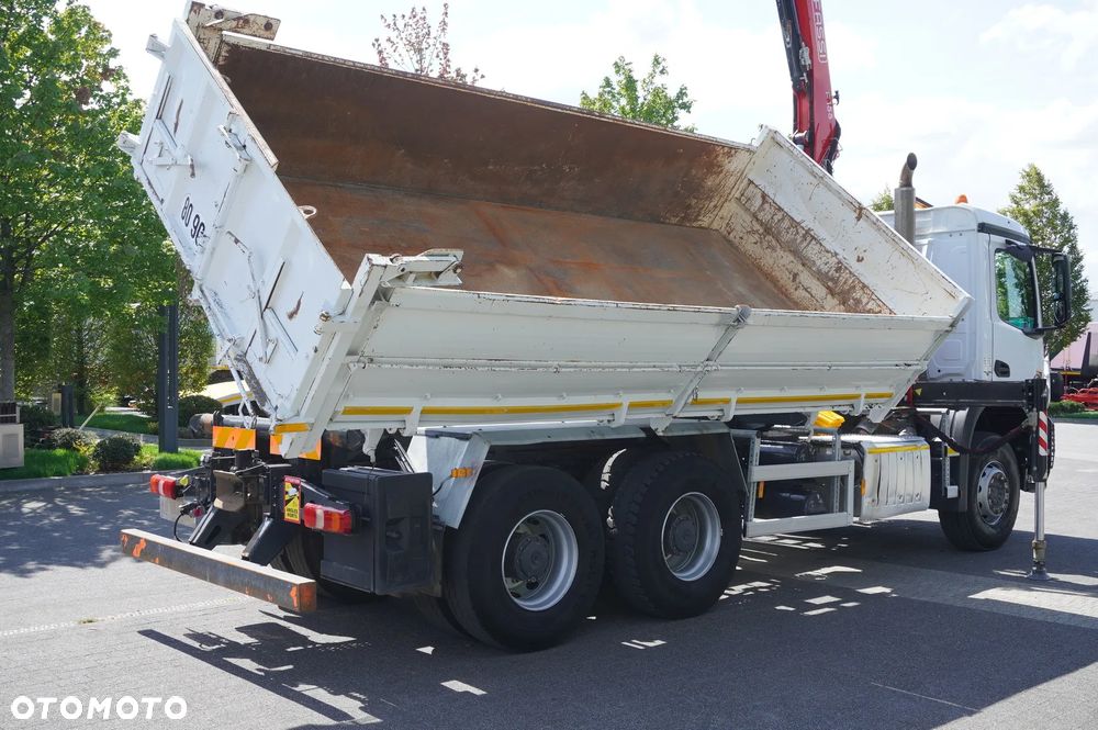Mercedes-Benz Arocs 2636 / 6x4 / HDS Fassi / Wywrotka 3 str / Bortmatic - 10