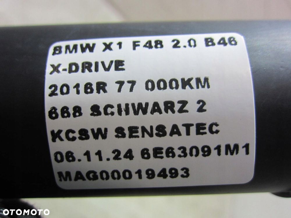 BMW X1 F48 F40 F46 WAŁ NAPĘDOWY TYLNY TYŁ 8605878 8844285 26108605878 - 10