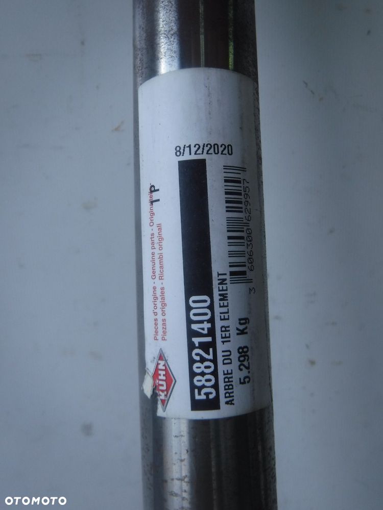kosiarka kuhn gf642 gf6301 wałek wał napędowy OE 58821400 - 2