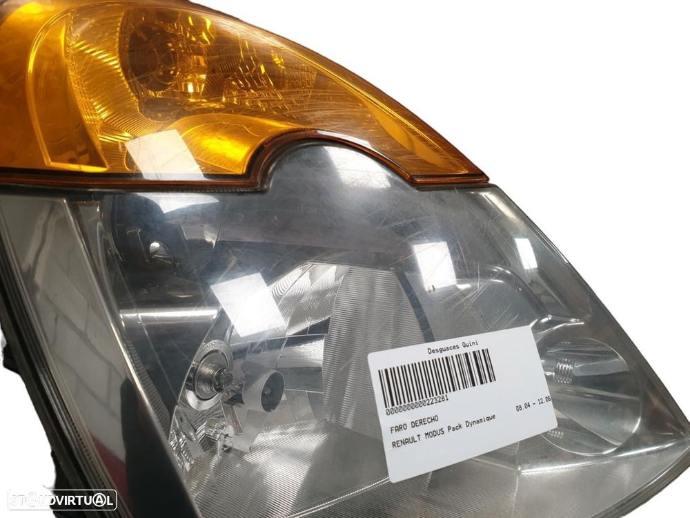 FAROL DIREITO RENAULT MODUS / GRAND MODUS 2005 -82003018131 - 2