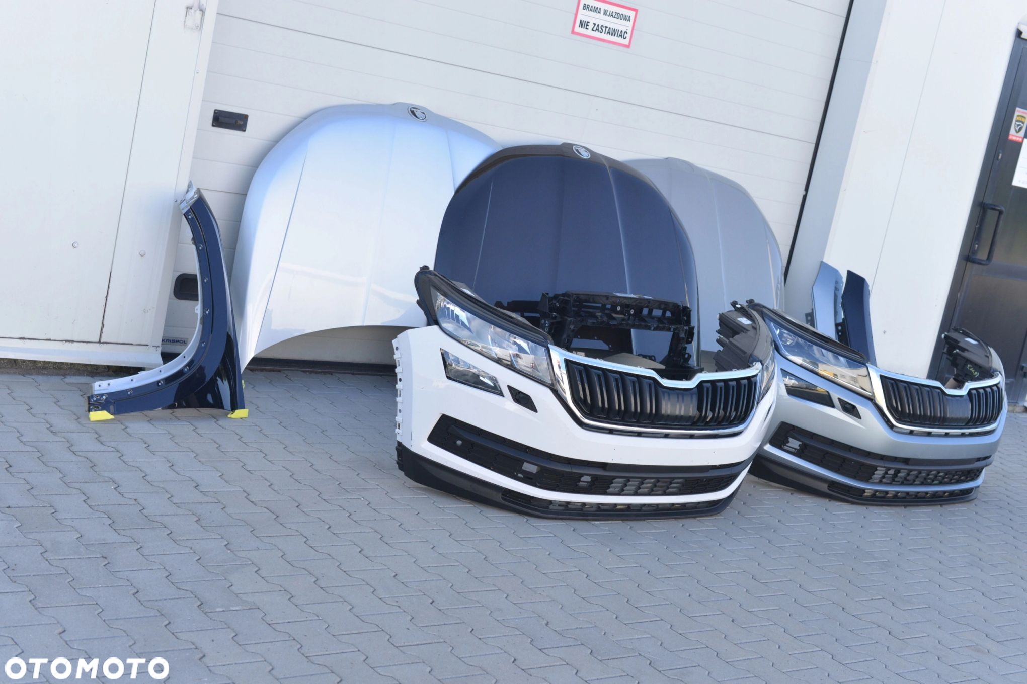 MASKA ZDERZAK GRILL BŁOTNIK LAMPA H7 XENON LED PAS BELKA SKODA KODIAQ - 2