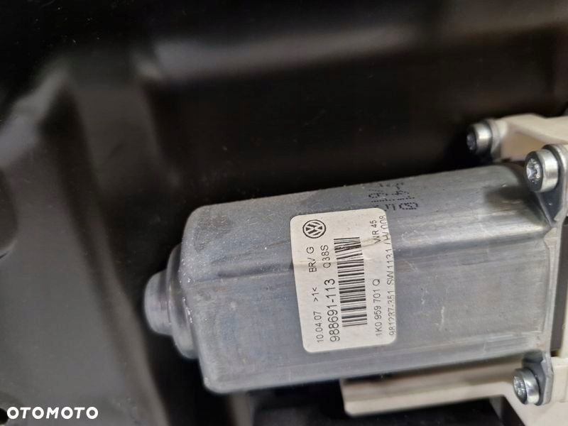 volkswagen passat b6 mechanizm szyby lewy przód przedni podnośnik europa - 3