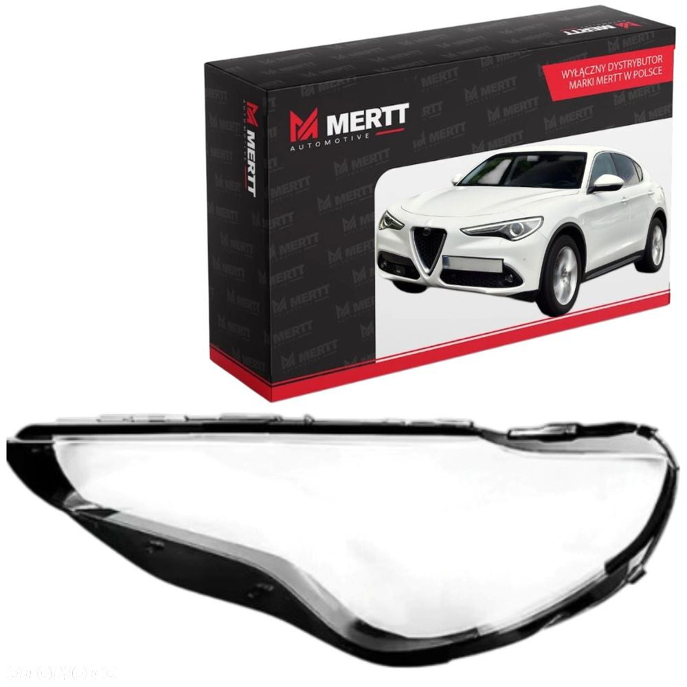 ALFA ROMEO Stelvio 2016-2022 KLOSZ LEWY SZKŁO REFLEKTORA LAMPY przód - 2