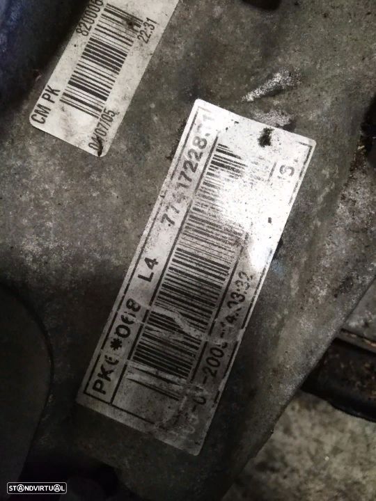 Caixa de Velocidades Renault Laguna 1.9DCI 120cv Ref.: PK6 068 - 2