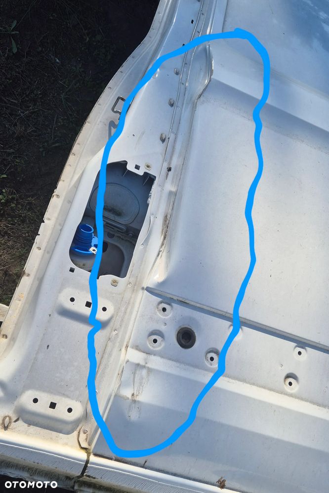 Ford Custom 2013-2023 L1H1 Bok Poszycie Błotnik LEWY Krótki Pełny Blaszany Biały - 6