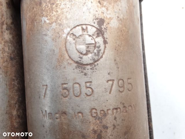 BMW 6 E63 645i 545i N62 V8 Tłumik Wydech Komplet Środkowy Końcowy Oryginał 7526182 7526175, 2 x 7505795 Tłumnik Układ Wydechowy - 10