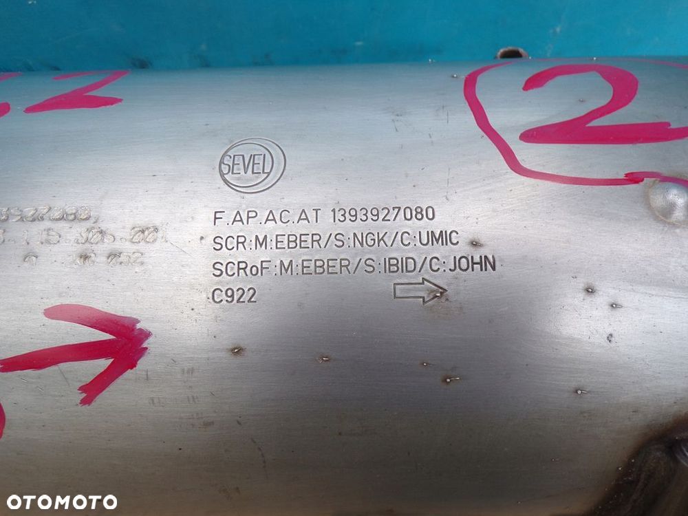 BOXER JUMPER 2.2 B-HDI 18- FILTR CZĄSTEK STAŁYCH DPF FAP EURO 6 KOMPLETNY - 5
